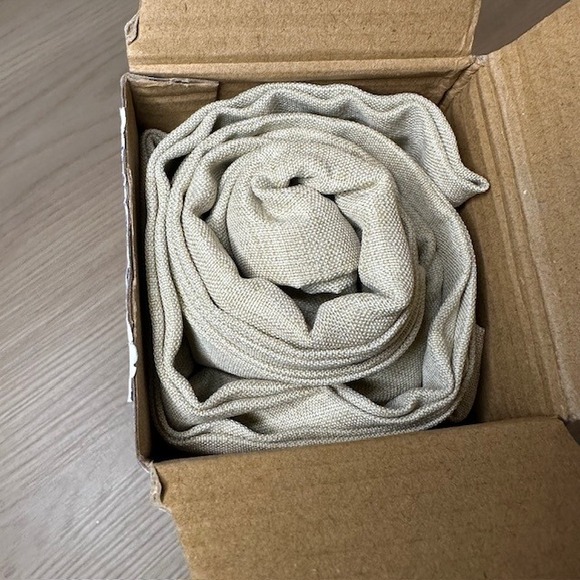 MIULEE Pack of 2 Neutral Beige Textured Linen Blend Pillow Covers 22X22 - Picture 2 of 4